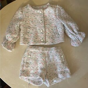 Cable Knit 2 piece sweater set.